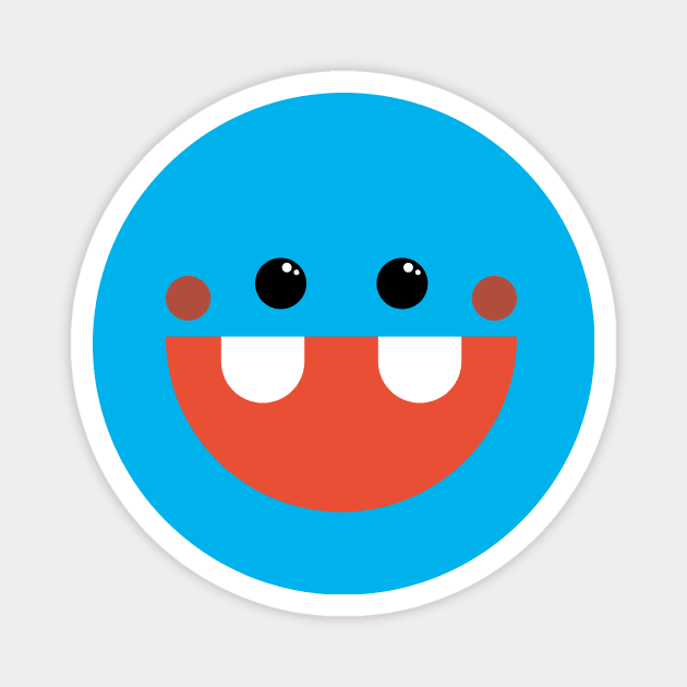 Happy smiley face Magnet by illulief